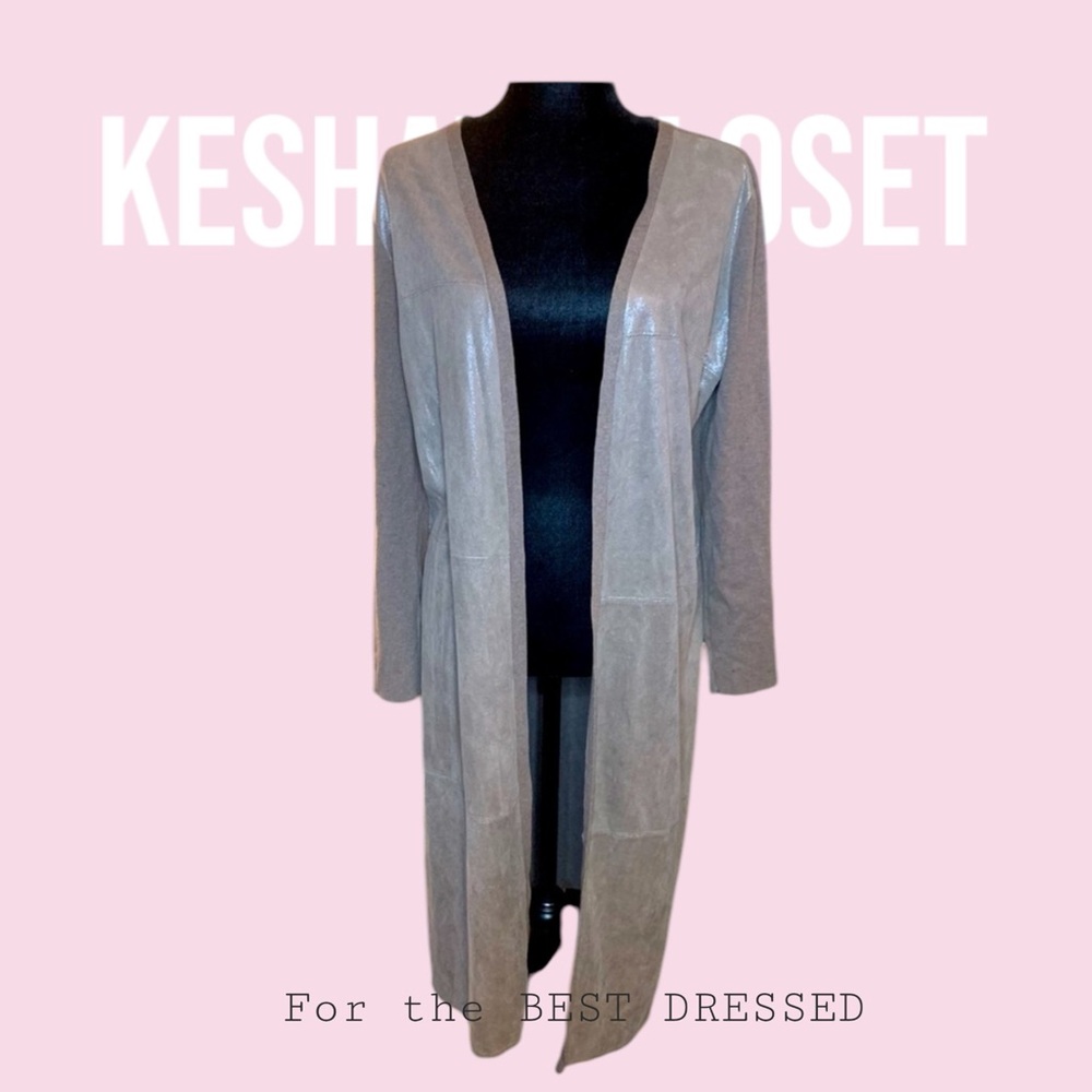 CHICO’S Long Sleeve Long Length Sweater/ Duster